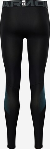 UNDER ARMOUR Skinny Sportbroek 'Novelty' in Zwart