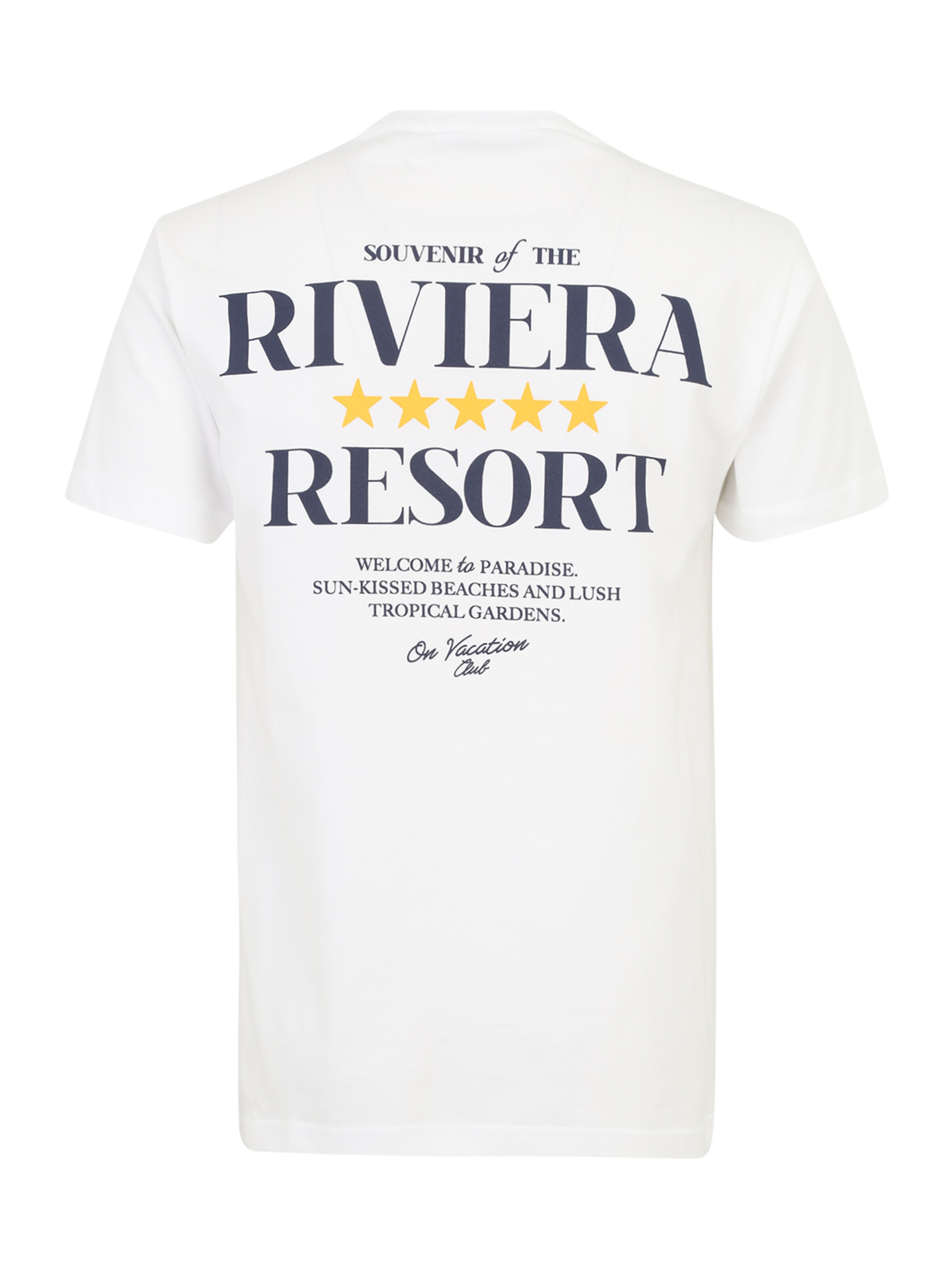 On Vacation - Camisa 'Riviera' em branco