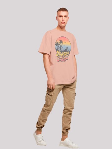 T-Shirt 'Stranger Things LA Gradient Netflix TV Series' F4NT4STIC en orange
