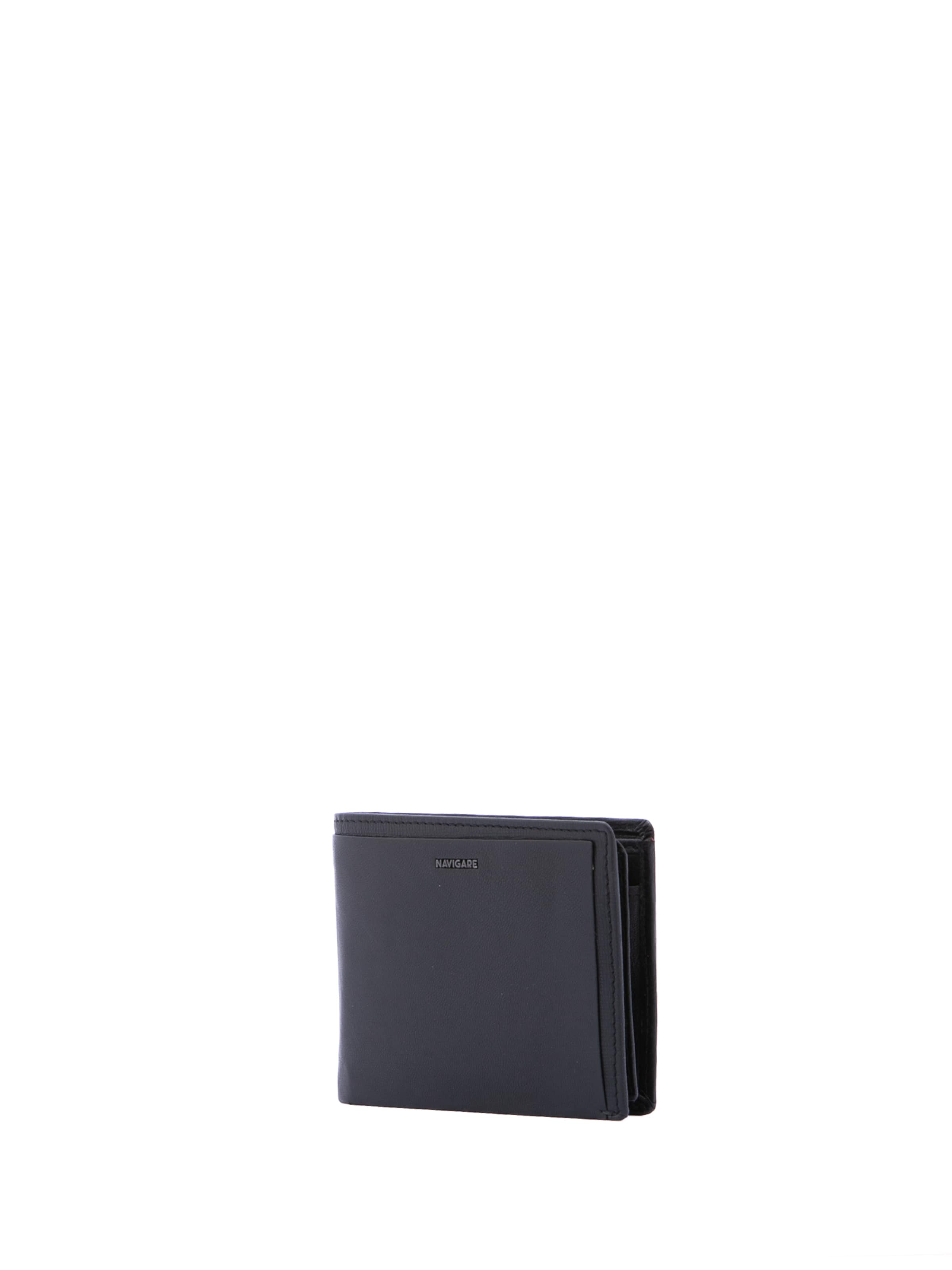 Navigare Wallet in Black: front