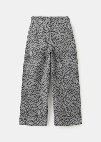 MANGO KIDS Wide Leg Jeans 'WIDEL' in Grau