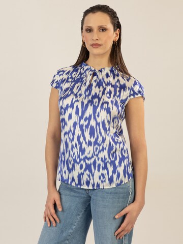 APART Blouse in Blue: front