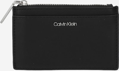 Etui Calvin Klein pe negru / argintiu, Vizualizare produs