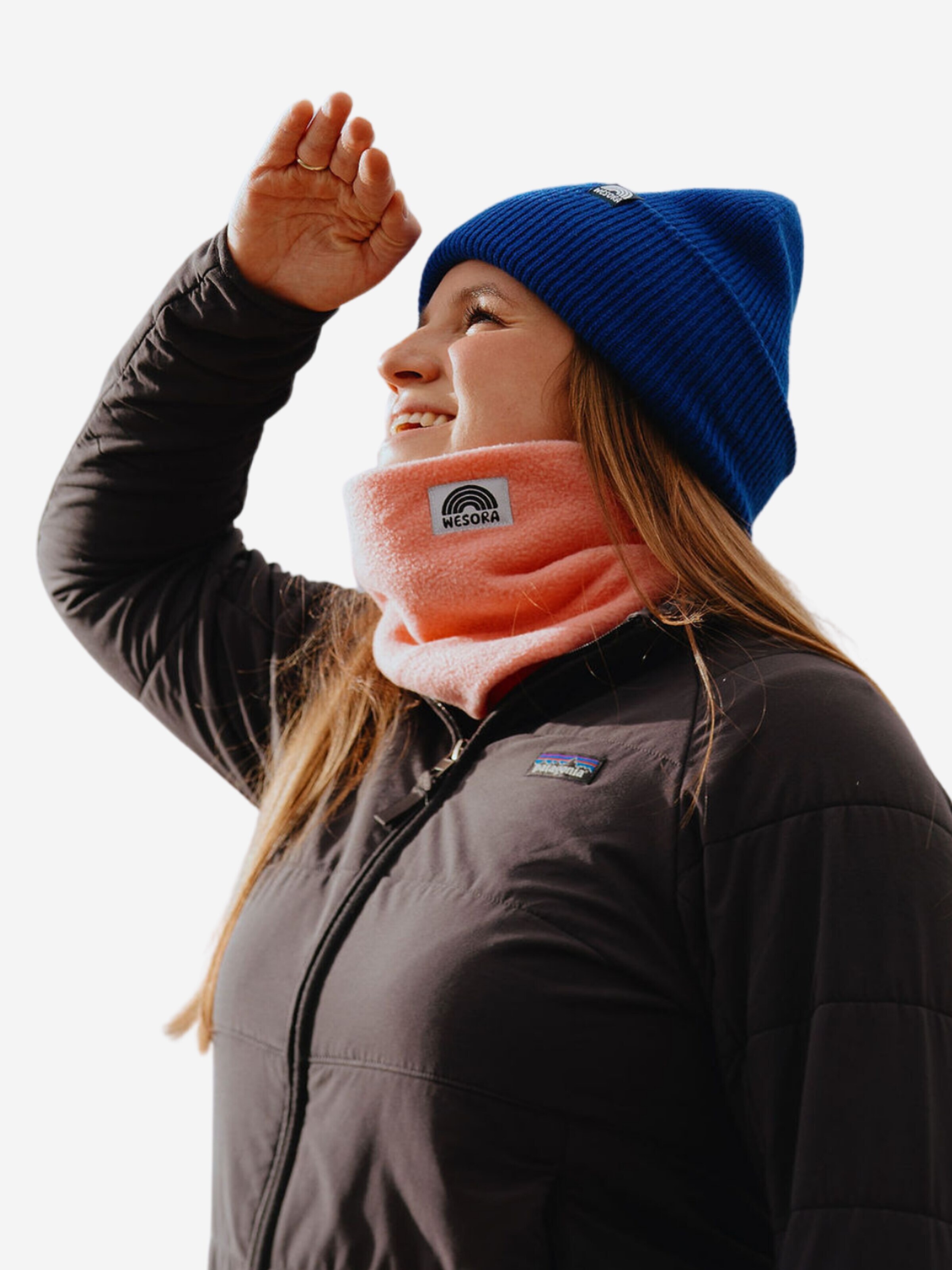WESORA GmbH Loop scarf 'Fleece Neckwarmer' in Orange