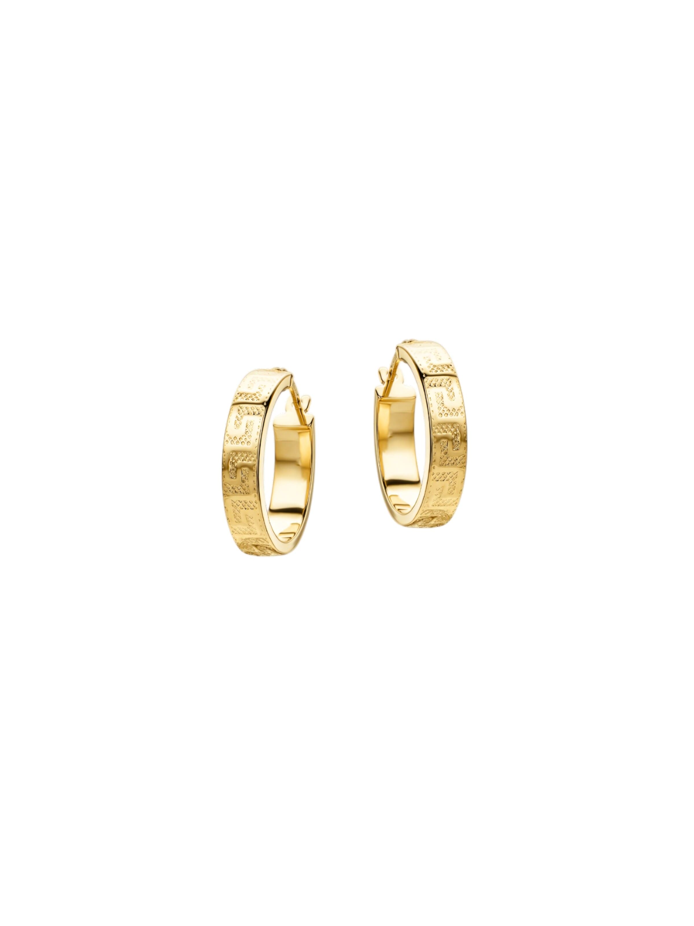 Vanlere Ohrringe‌ in Gold: Vorderseite