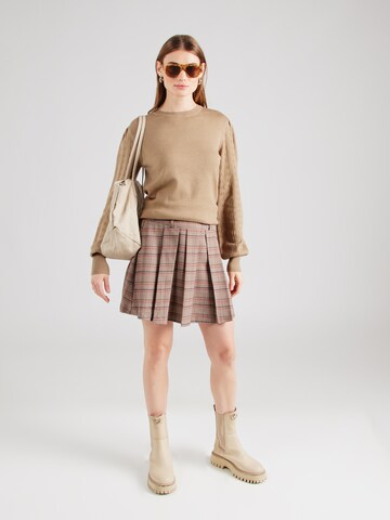 Pull-over 'BY NONINA' b.young en marron