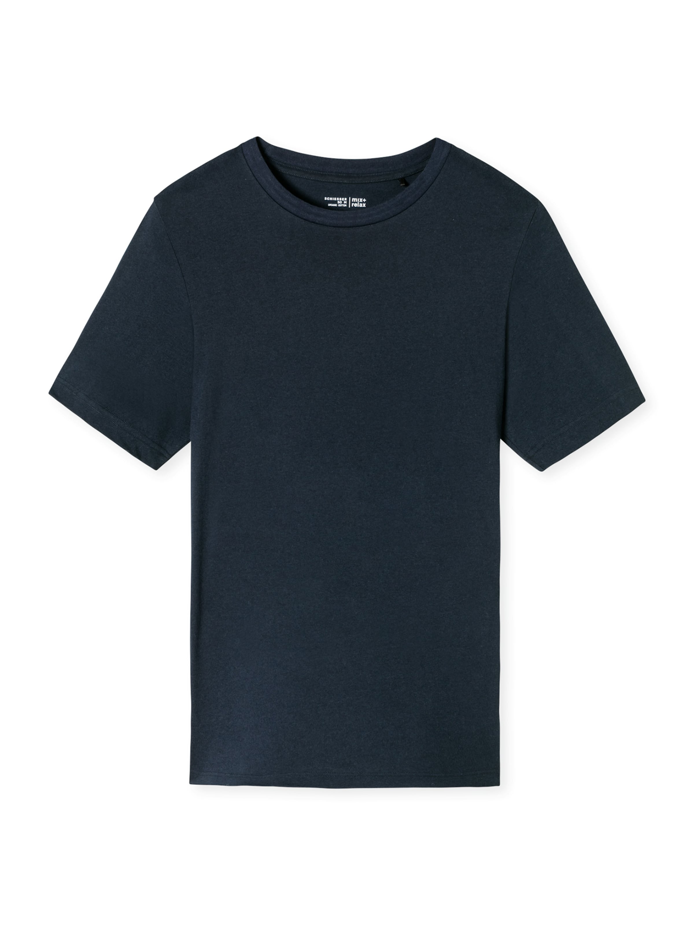 T-Shirt 'Mix + Relax' SCHIESSER en bleu : devant