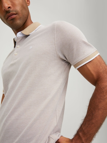 JACK & JONES Poloshirt 'JJEPaulos' in Beige