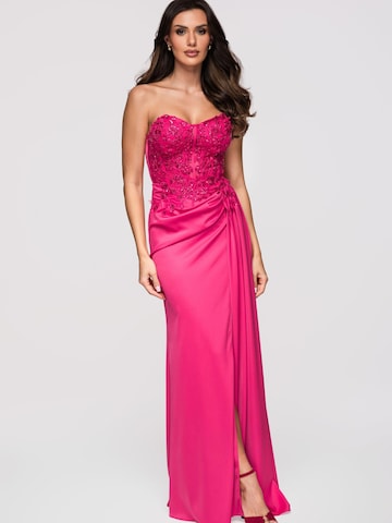 Ombre Evening dress in Pink