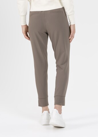 STEHMANN Tapered Pants 'Roxana' in Brown