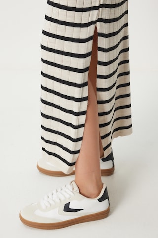 Happiness İstanbul Плетена рокля в бежово