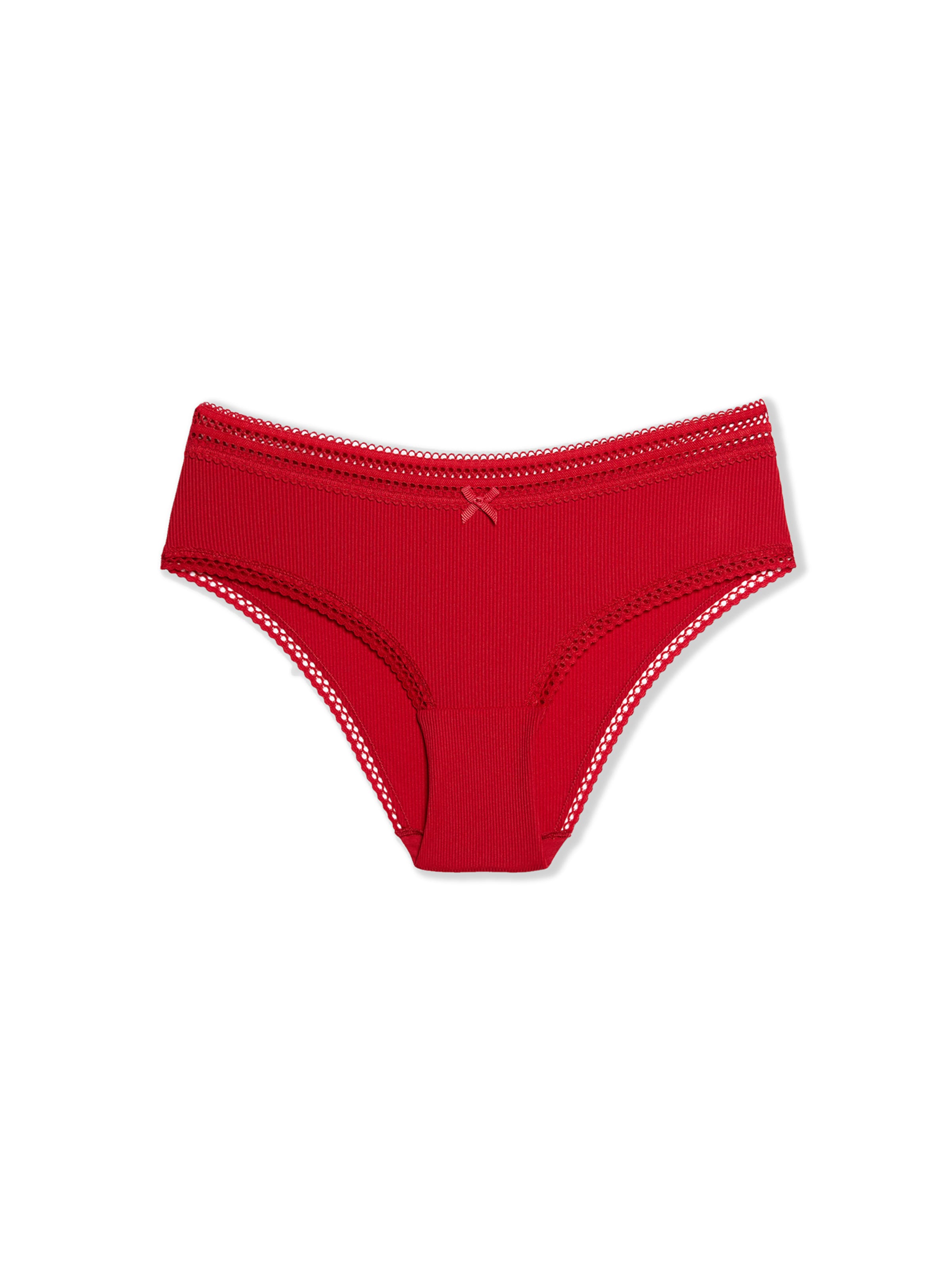 ETAM Slip 'Power' in Rood: voorkant