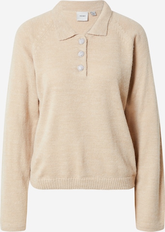 ICHI Sweater 'ORINE' in Brown: front