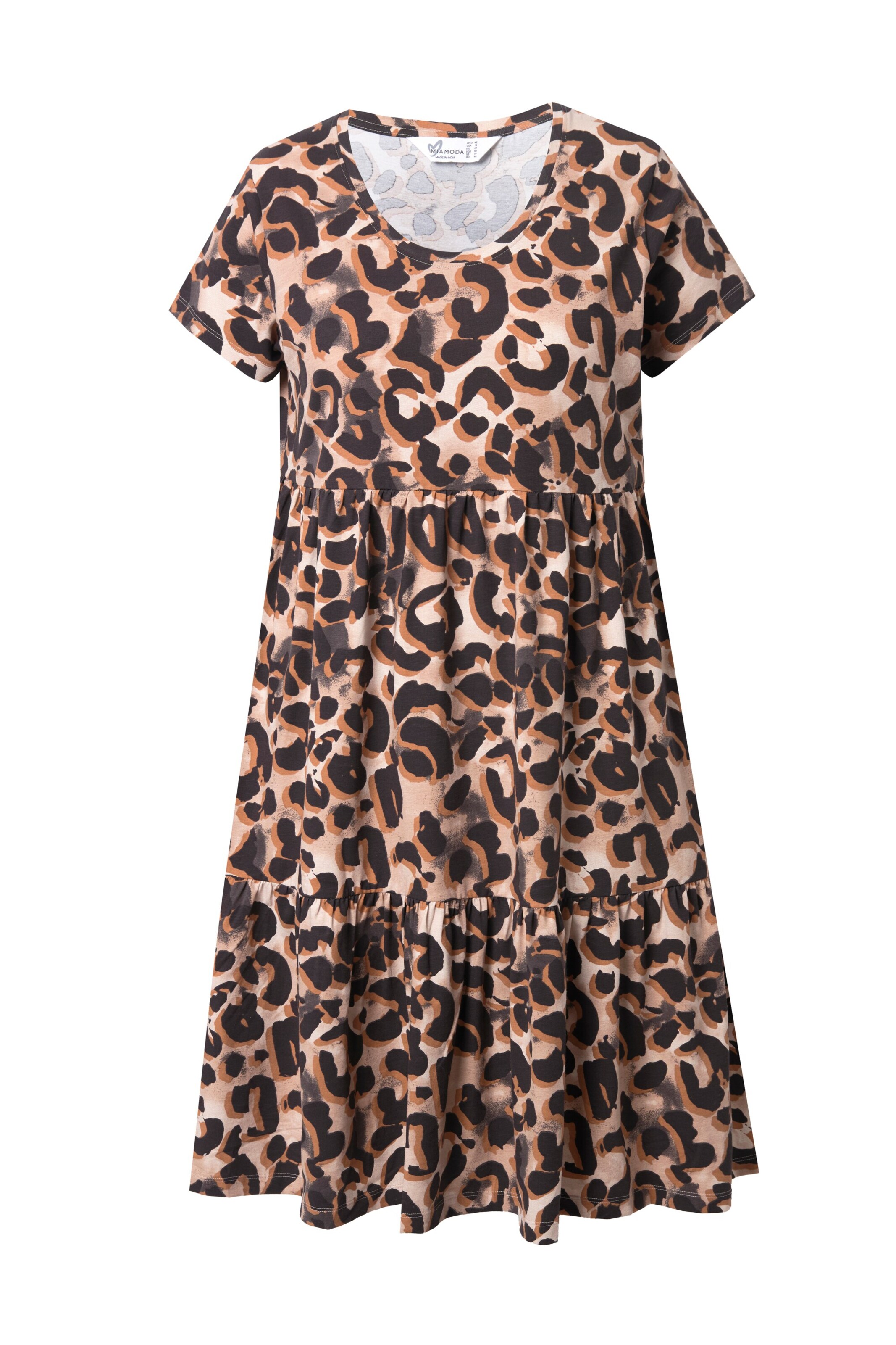 MIAMODA Jurk in Bruin: voorkant