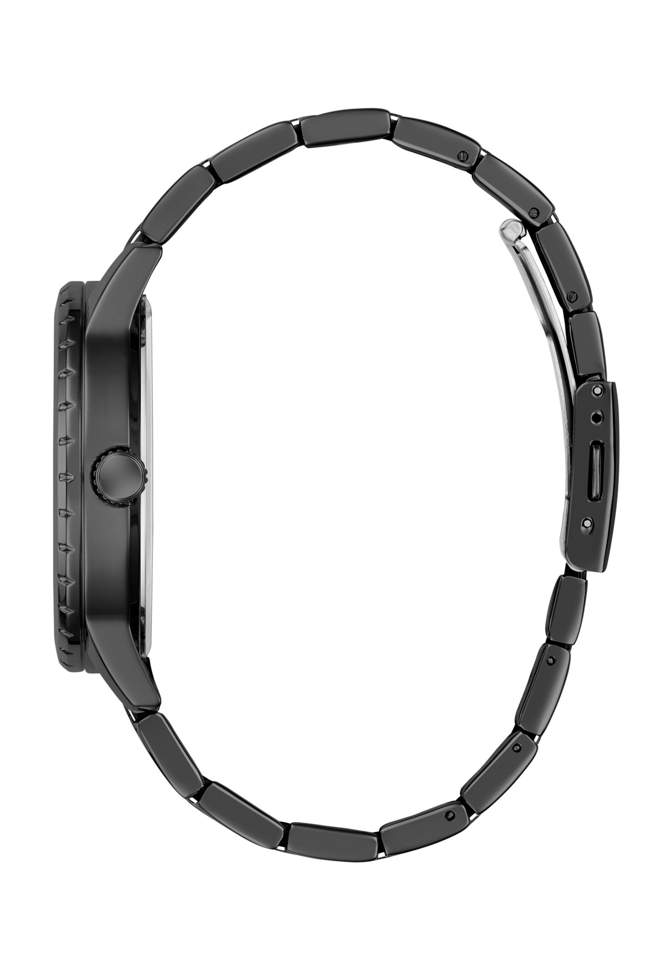 GUESS Analoguhr 'MONARCH' in Schwarz