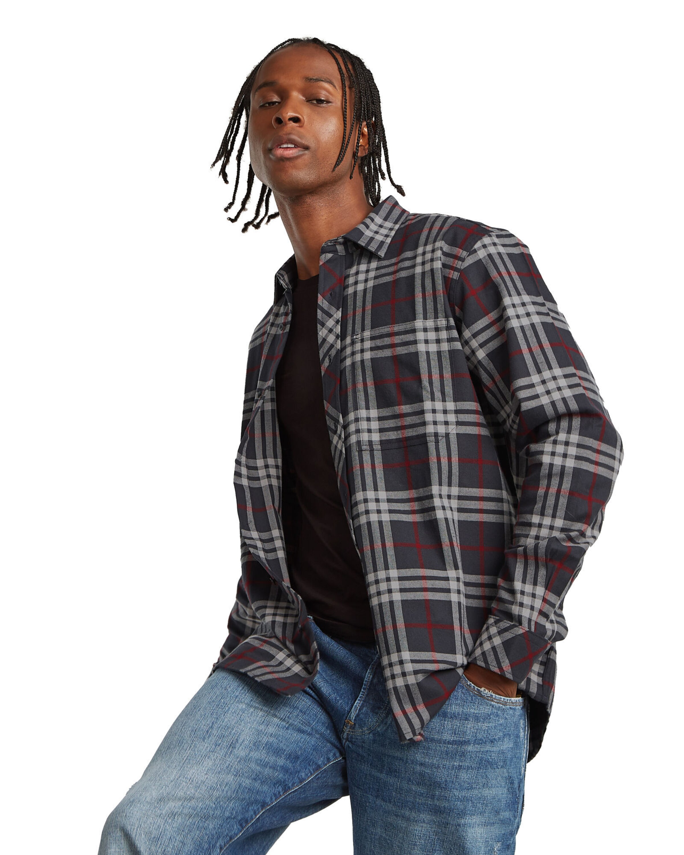 G-STAR Regular fit Overhemd in Grijs