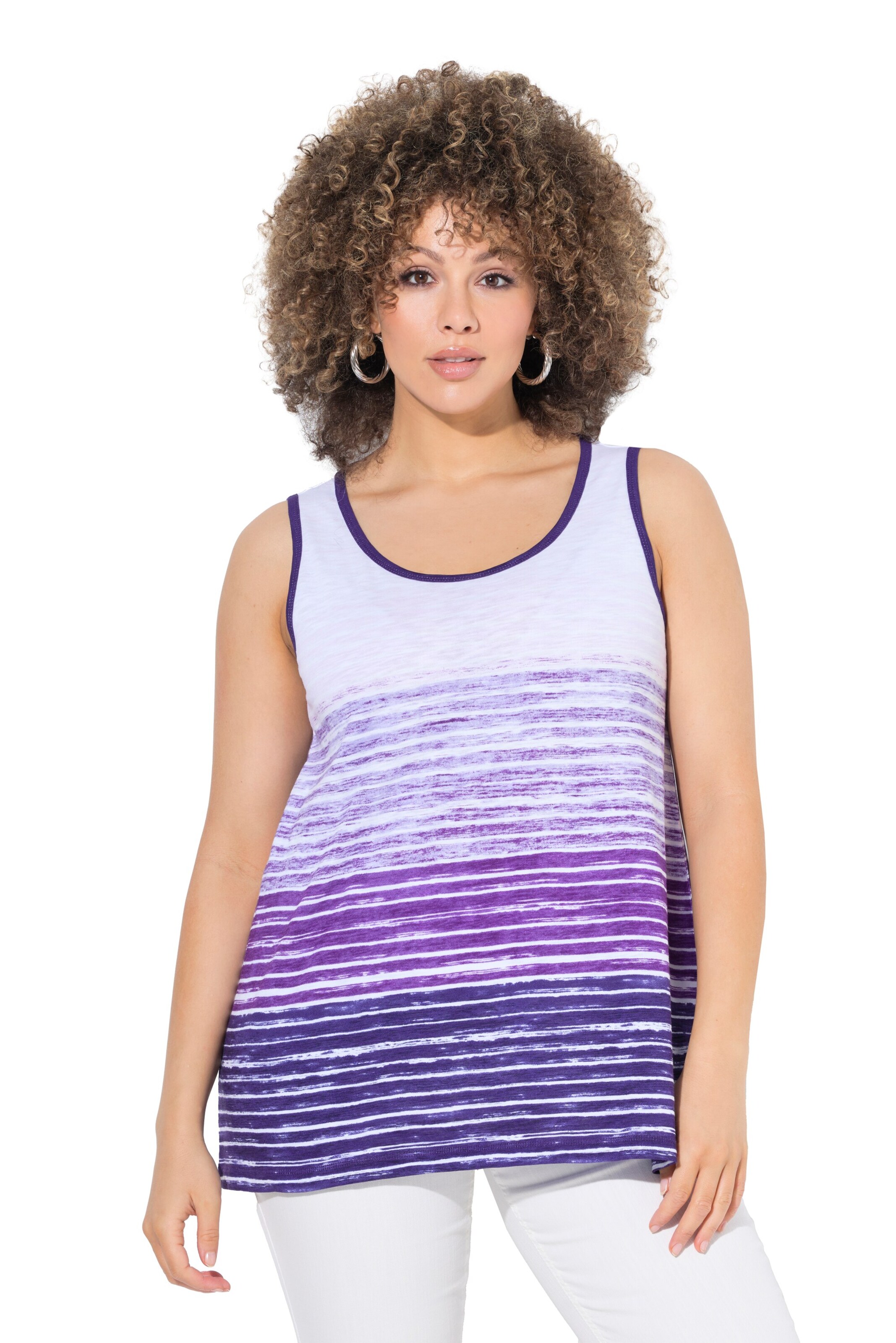 Ulla Popken Top in Lila: Vorderseite