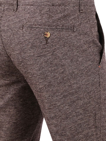 Suitable Regular Chino Pants 'Pico' in Brown