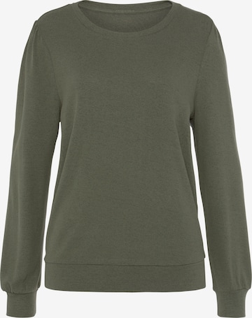 LASCANA Shirt in Groen: voorkant