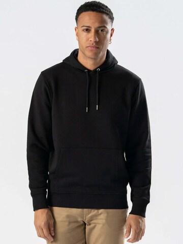 TEESHOPPEN Sweater ' Sweatshirt Hoodie ' in Black: front