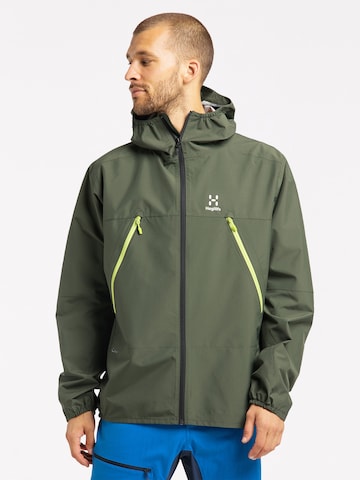 Haglöfs Athletic Jacket 'Spira' in Green: front