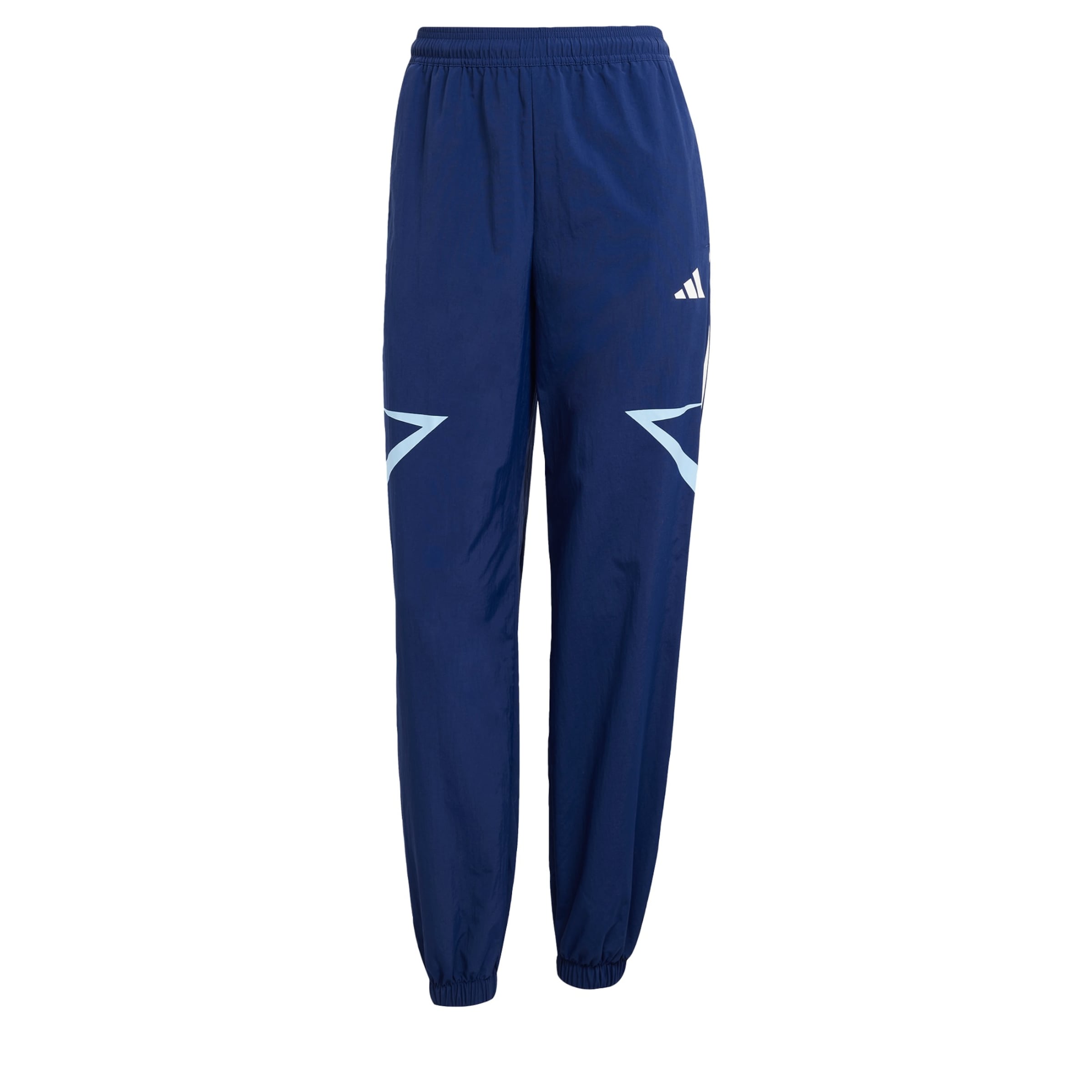 ADIDAS SPORTSWEAR Дънки Tapered Leg Спортен панталон 'Tiro' в синьо: отпред
