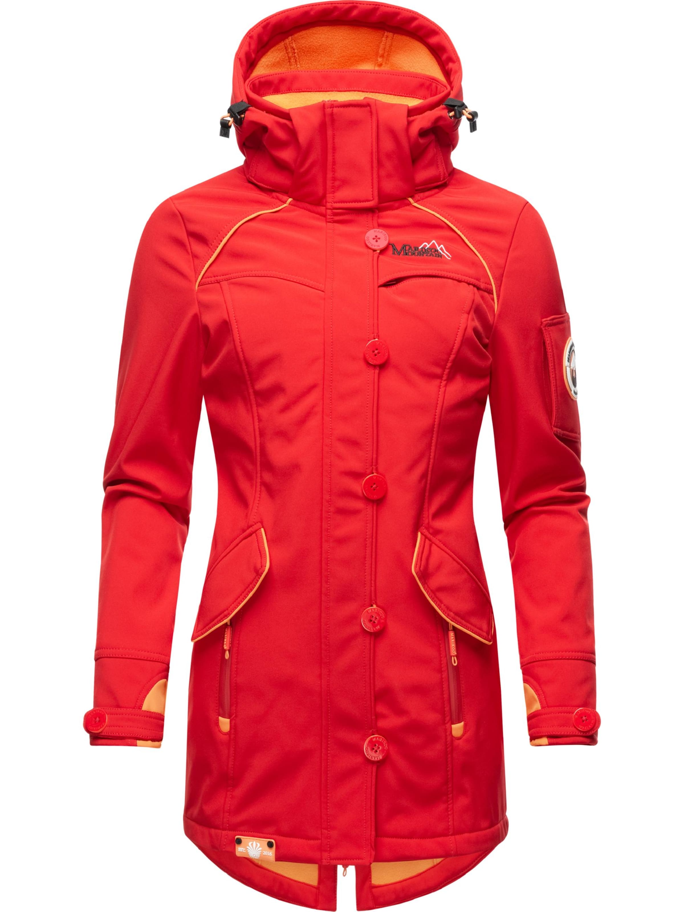 sarkans MARIKOO Funkcionāla jaka 'Soulinaa': no priekšpuses