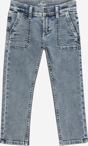 Regular Jeans 'Pelle' de la s.Oliver pe albastru: față