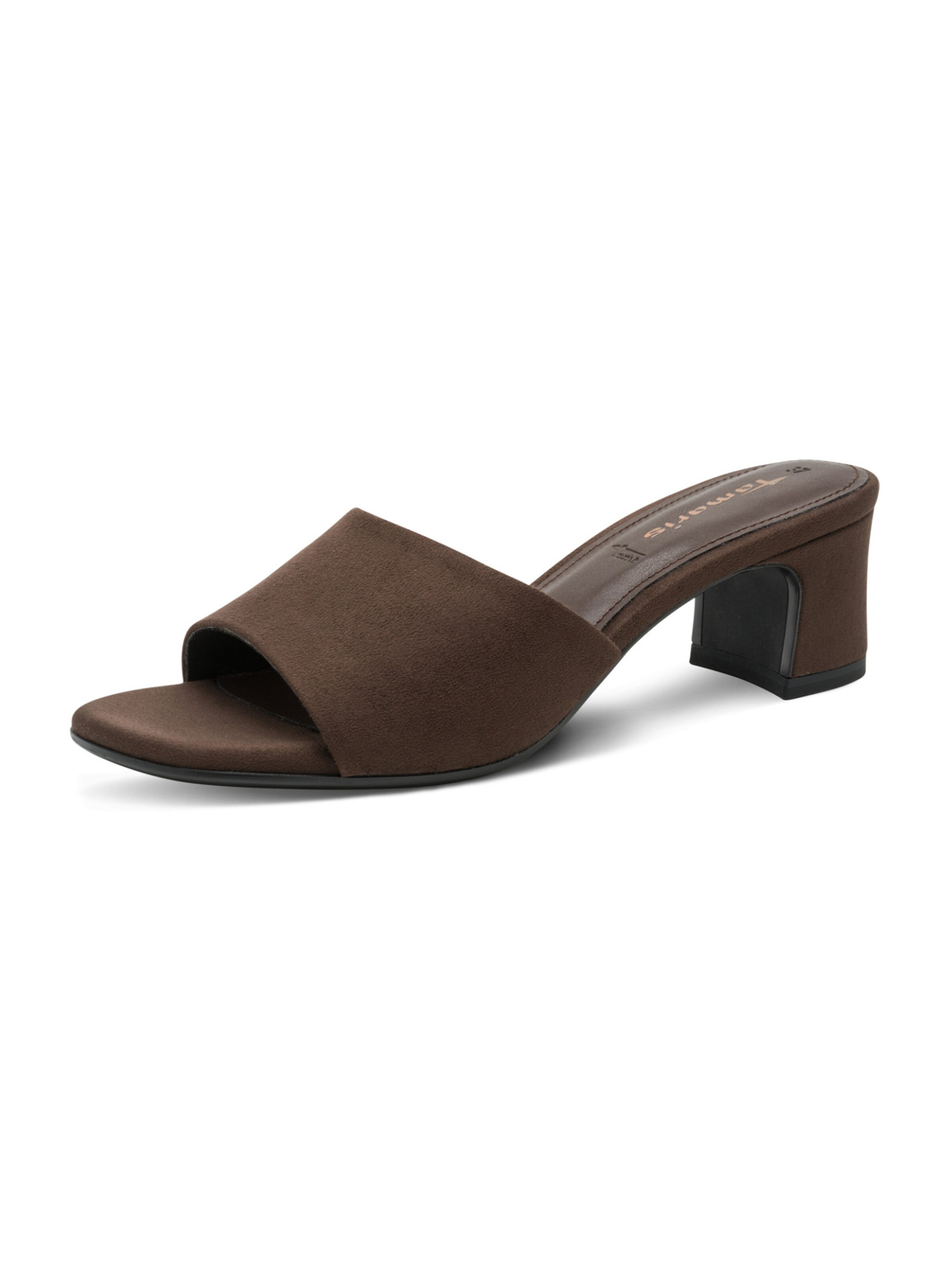 Tamaris Mule in Brown: front