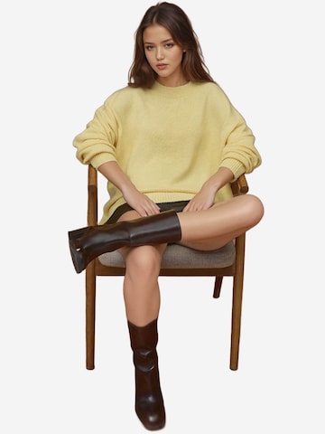Pull-over Hiccup en jaune