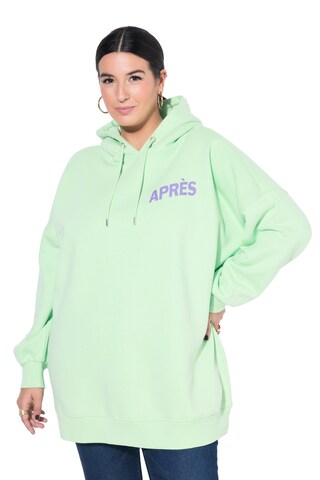 Studio Untold Sweatshirt in Groen: voorkant