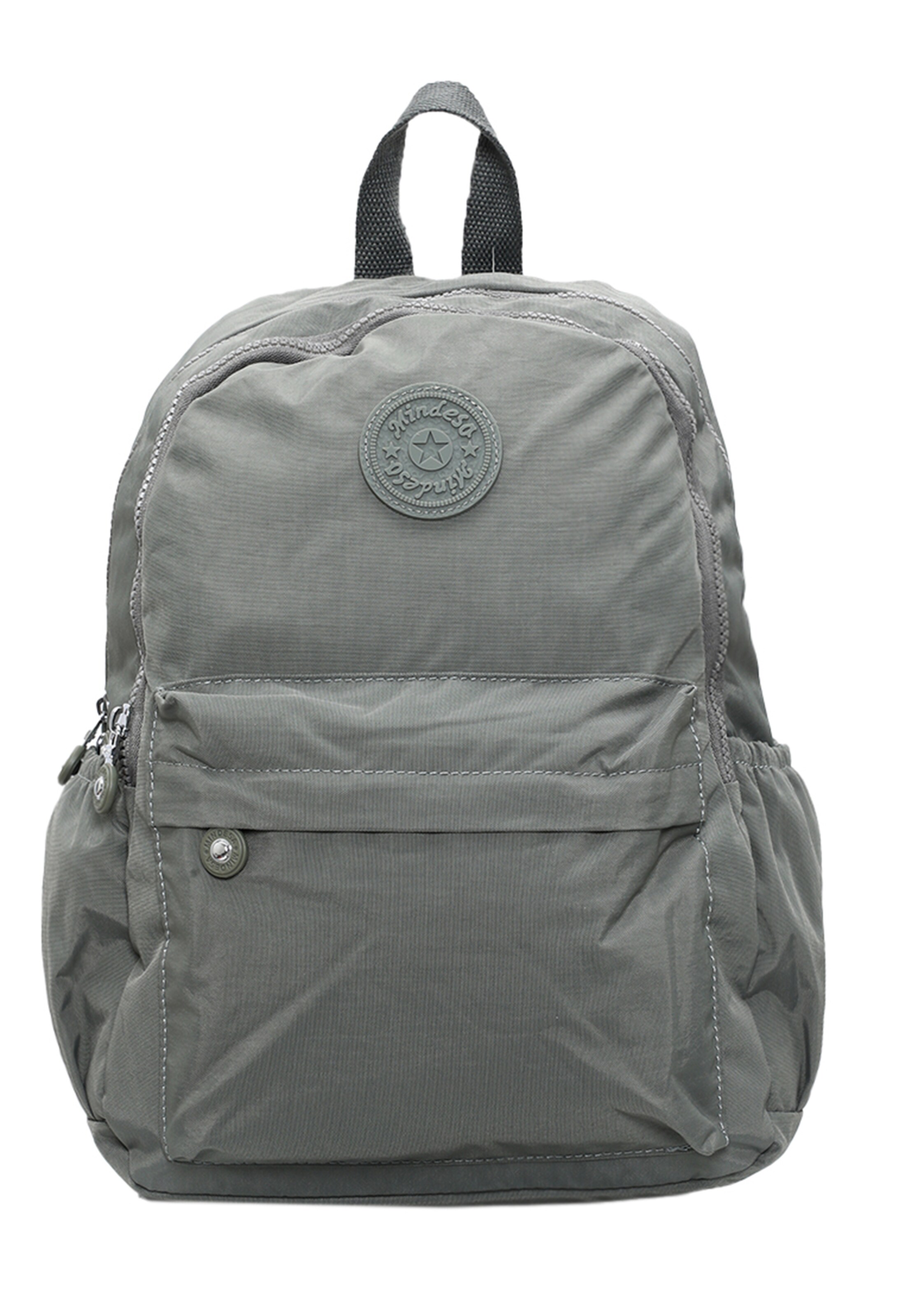 Mindesa - Mochila em cinzento: frente