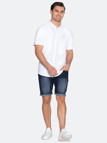 Threadbare Regular Fit Hemd 'Inferno' in Weiß