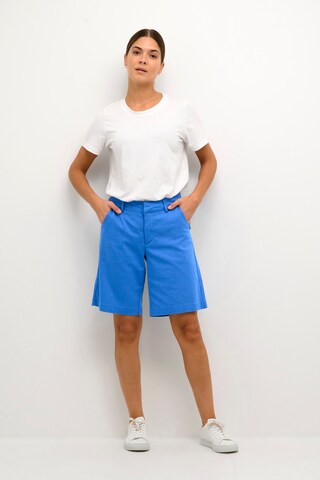 Kaffe Regular Shorts 'Lea' in Blau