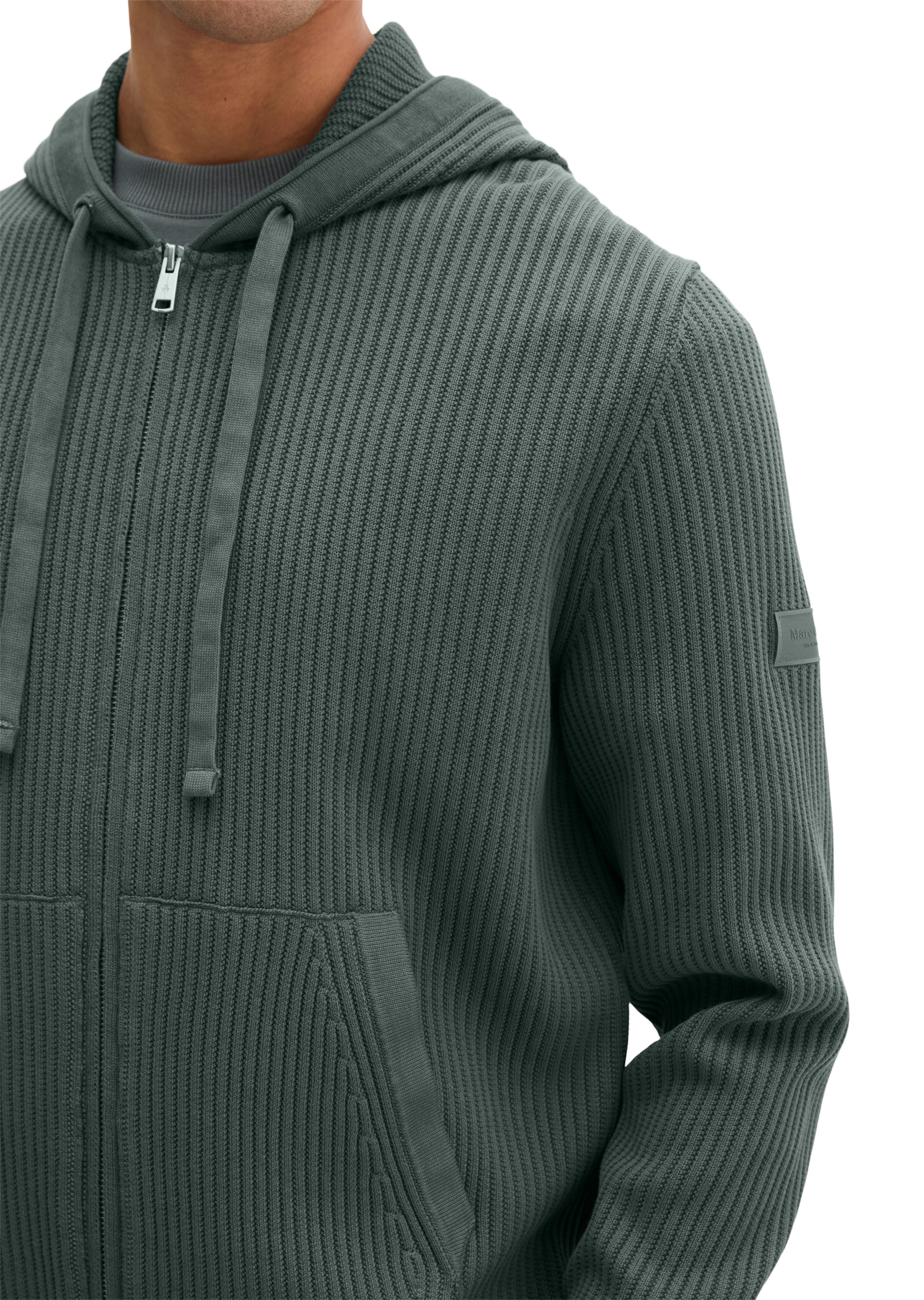 Marc O'Polo Strickjacke in Grau