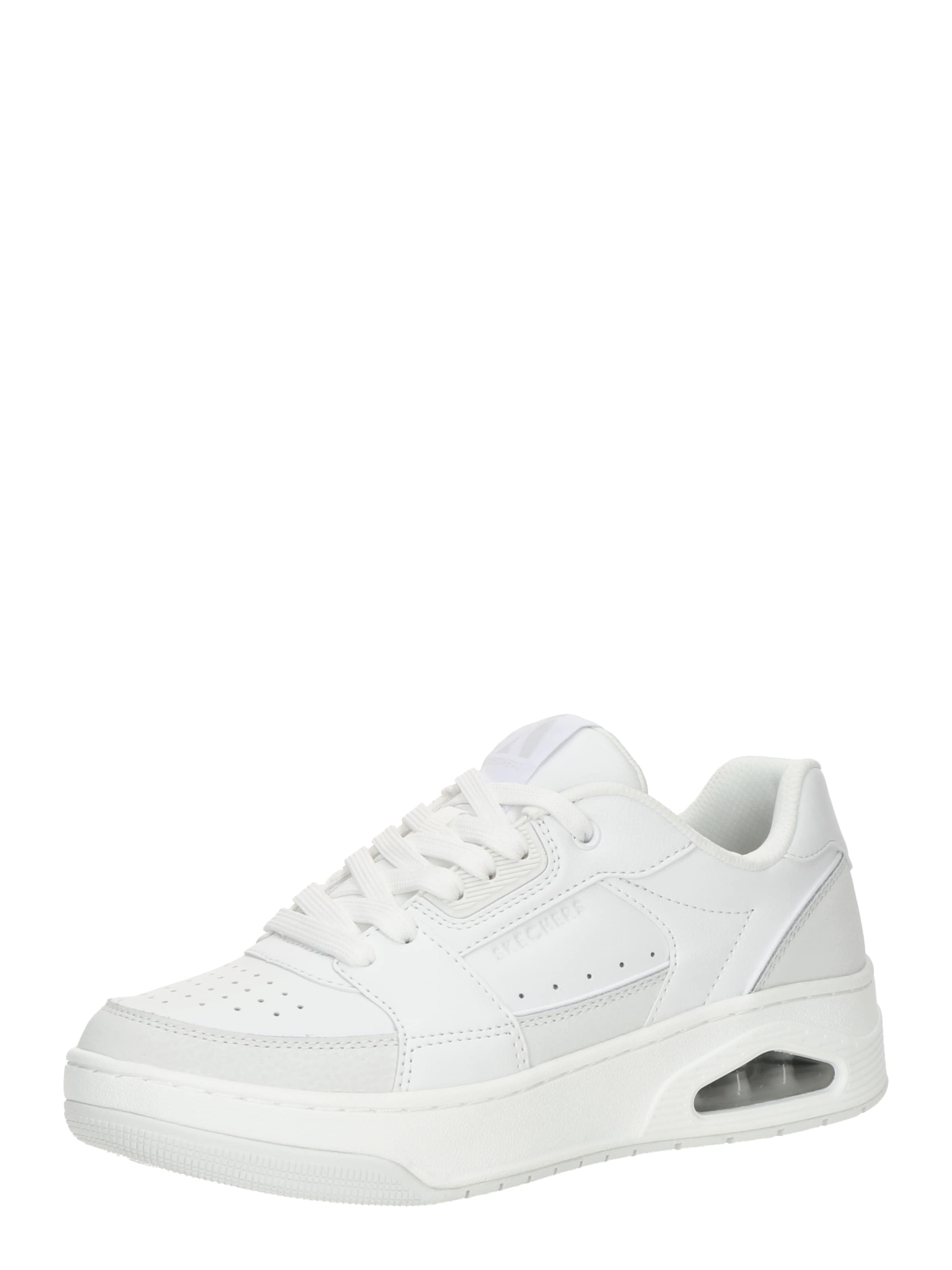 Sneaker bassa 'UNO COURT' di SKECHERS in bianco: frontale