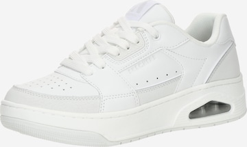 Baskets basses 'UNO COURT' SKECHERS en blanc : devant