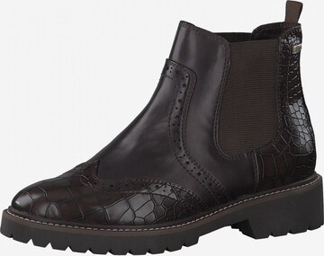 s.Oliver Chelsea boots i brun: framsida