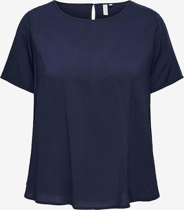 ONLY Carmakoma Blouse in Blauw: voorkant