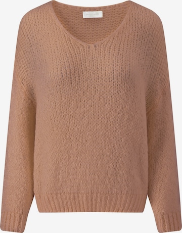 SASSYCLASSY Oversized sweater in Brown: front