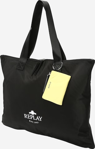 REPLAY Shopper in Zwart