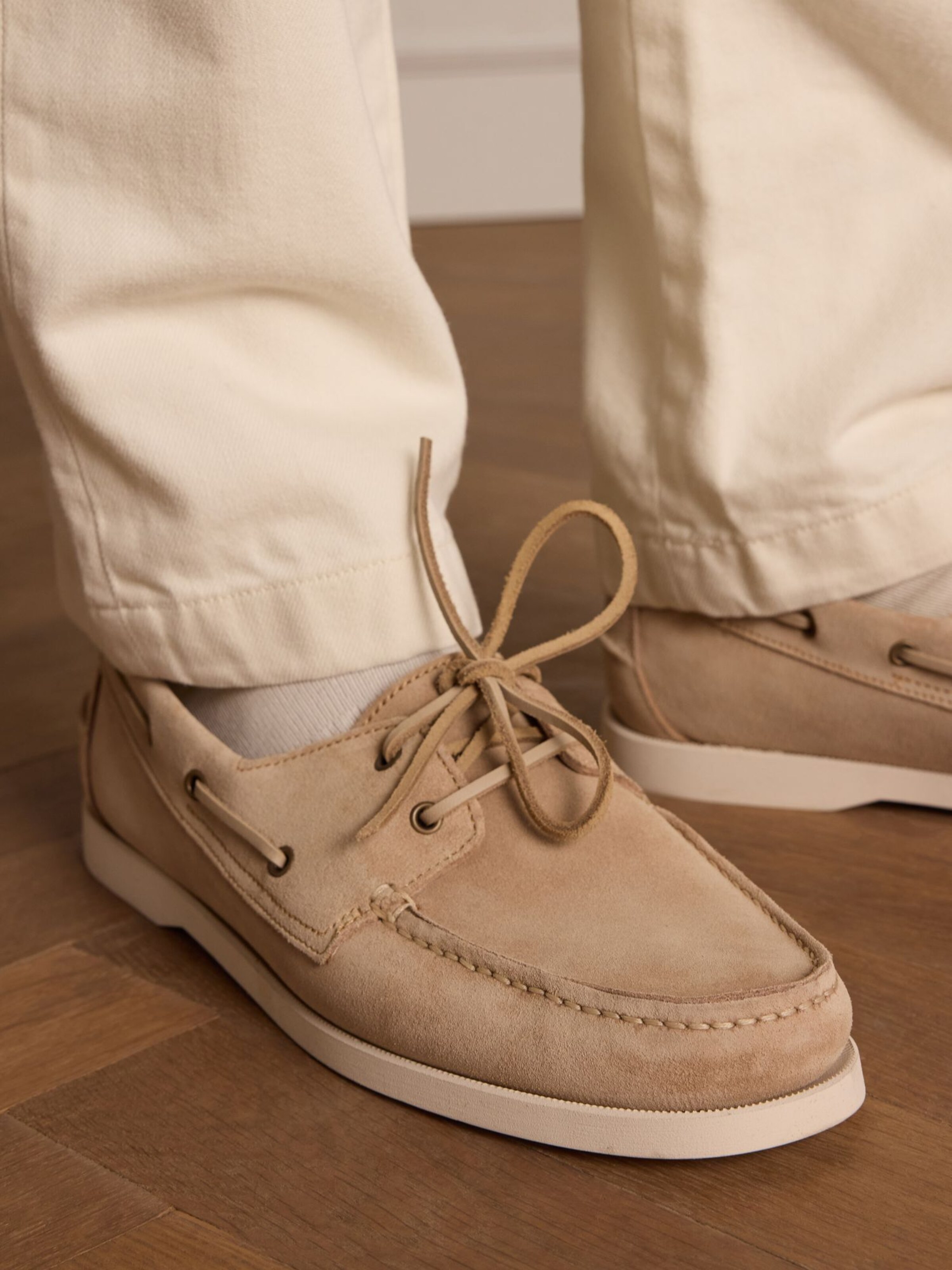 MANFIELD Mokassin in Beige
