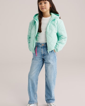 WE Fashion Přechodná bunda – zelená