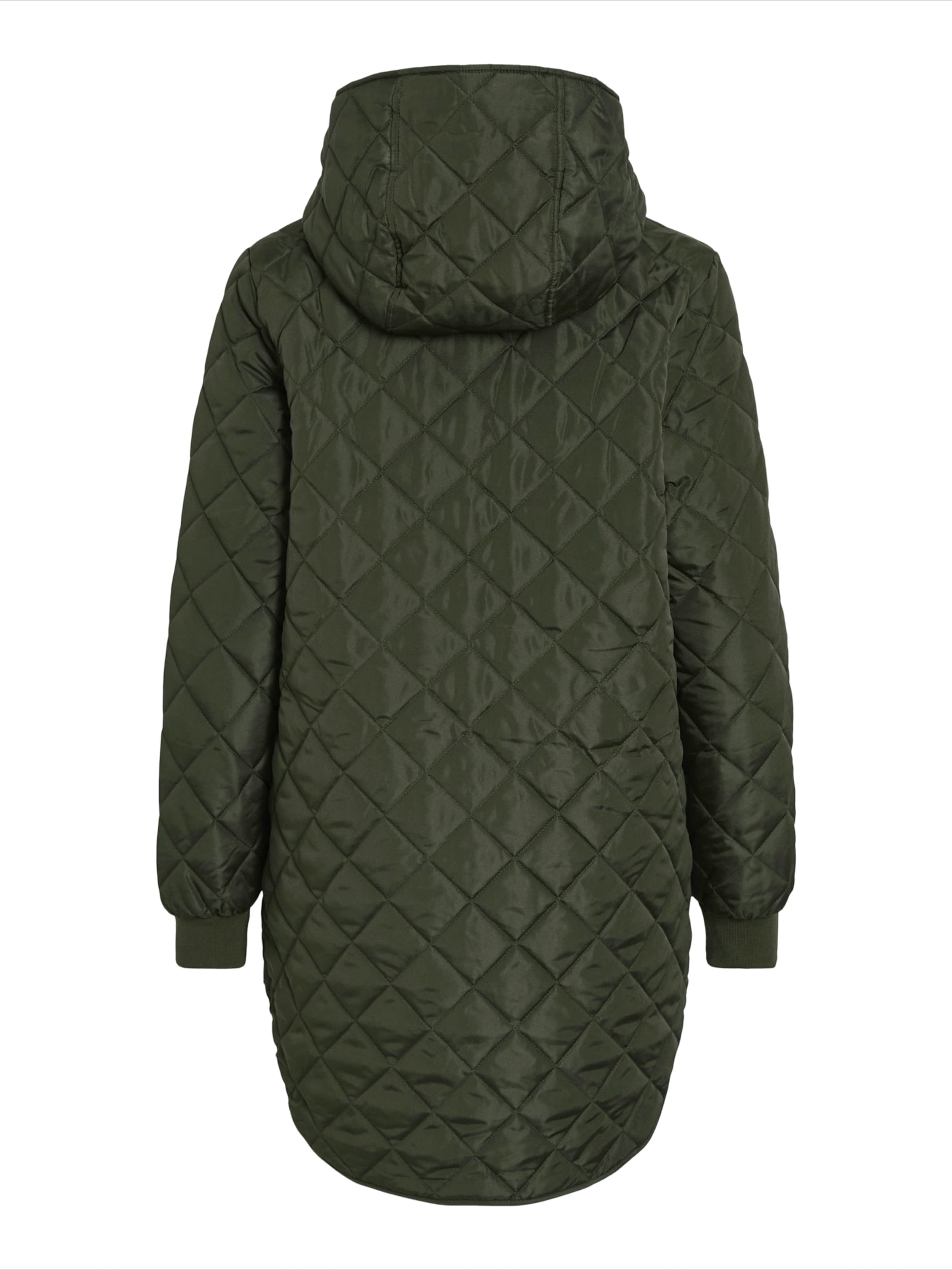 VILA Between-Seasons Coat in Green