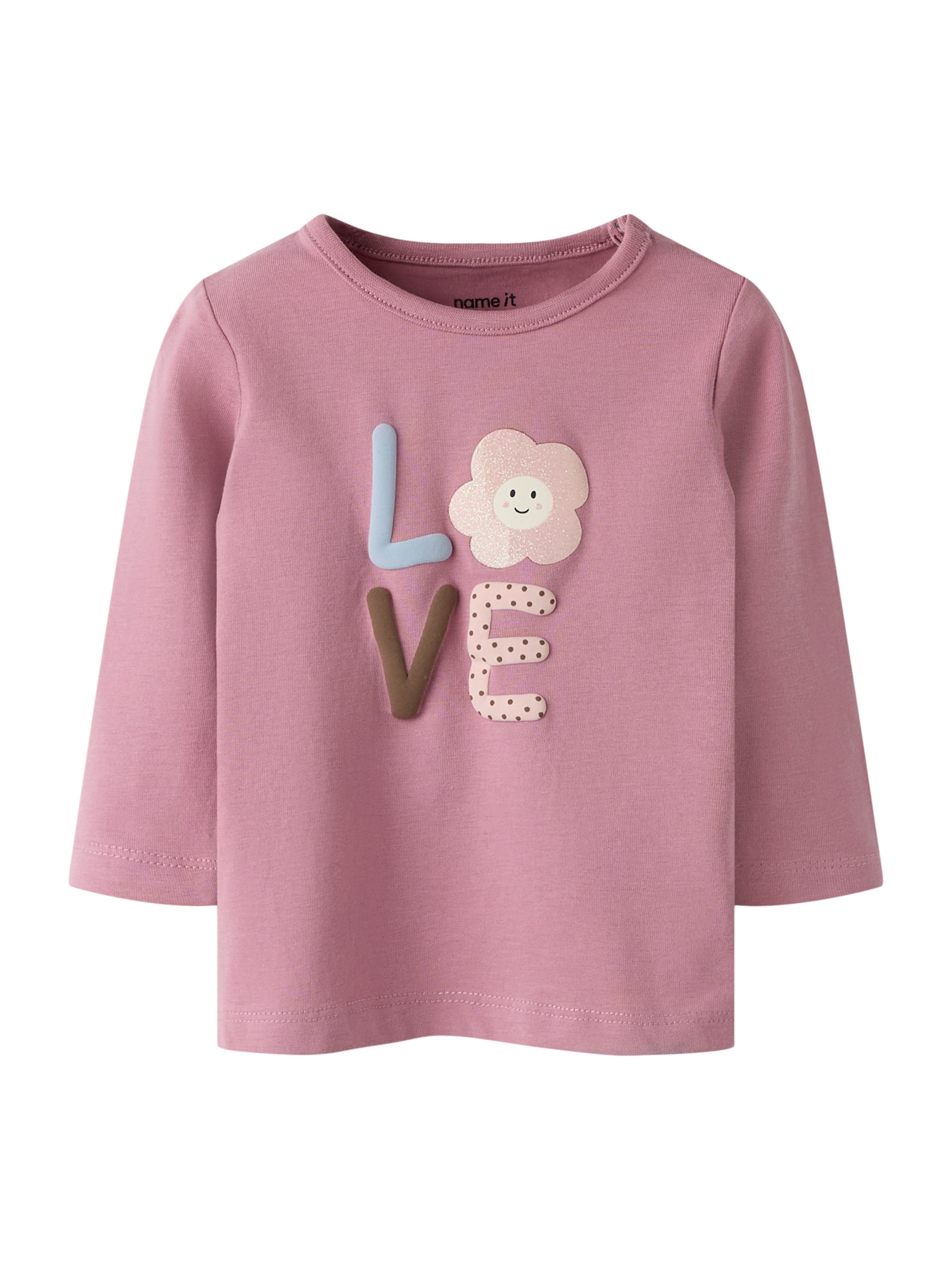 NAME IT - Camiseta 'NBFLUA' en lila: frente