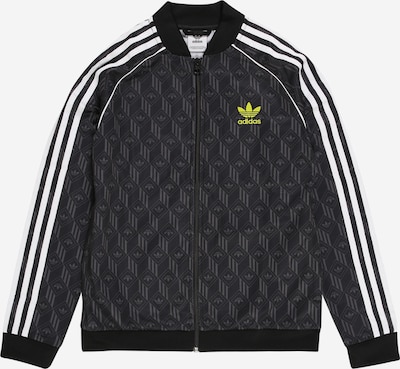 ADIDAS ORIGINALS Trainingsjacke in grün / schwarz / weiß, Produktansicht