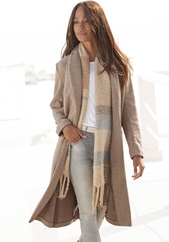 BUFFALO Between-seasons coat in Beige: front