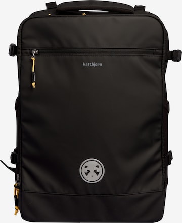 Kattbjörn Backpack in Black: front