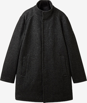 TOM TAILOR Демисезонное пальто в Черный: спереди