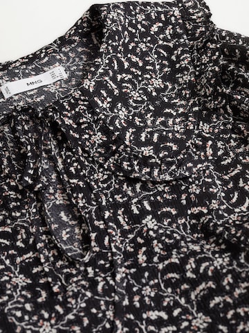 MANGO Blusenkleid 'Kido' in Schwarz